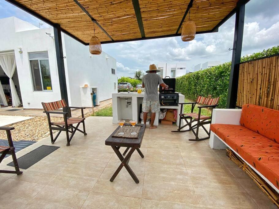 Carmen de Apicalá Casa Palma Roja Boutique , Piscina Privadaヴィラ エクステリア 写真
