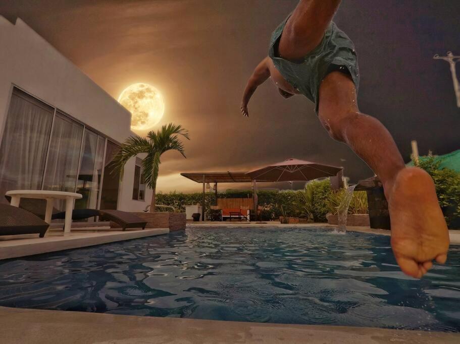 Carmen de Apicalá Casa Palma Roja Boutique , Piscina Privadaヴィラ エクステリア 写真