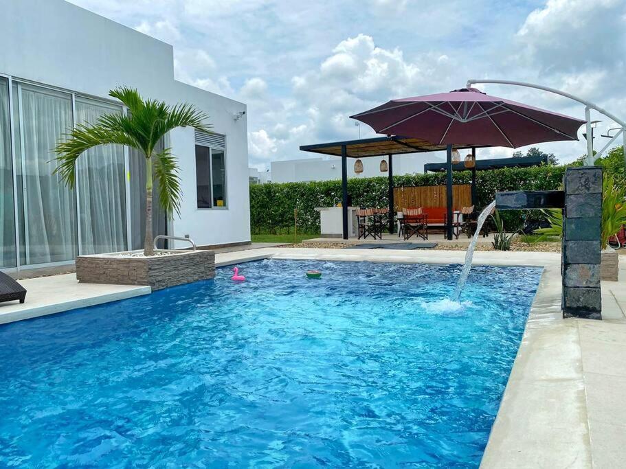 Carmen de Apicalá Casa Palma Roja Boutique , Piscina Privadaヴィラ エクステリア 写真