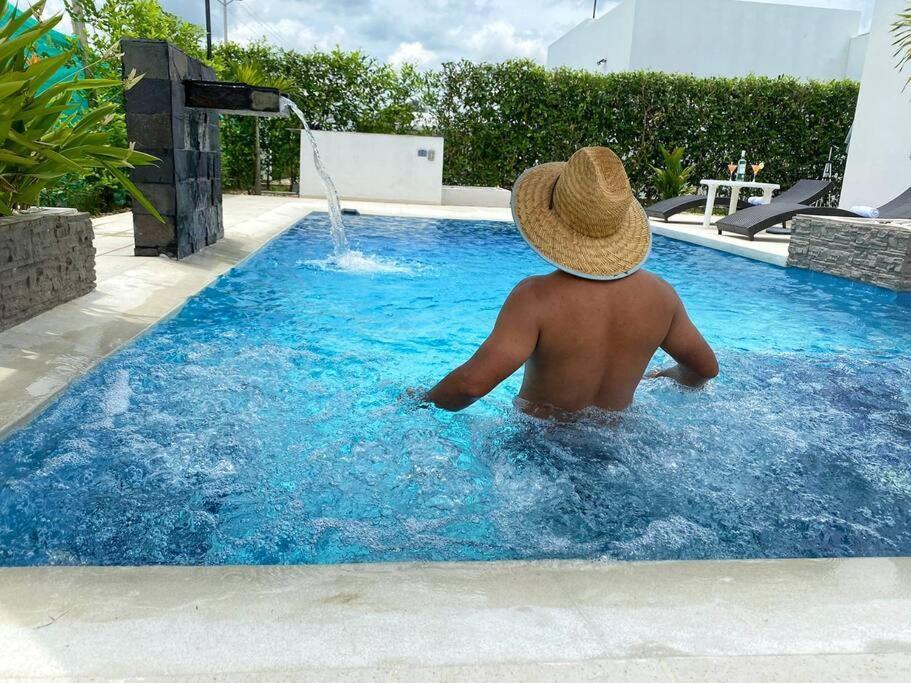 Carmen de Apicalá Casa Palma Roja Boutique , Piscina Privadaヴィラ エクステリア 写真